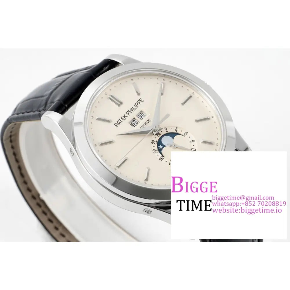 Complications Annual Calendar 38Mm 5396 White Dial Black Leather Strap Ppf A324Sc Patek Philippe