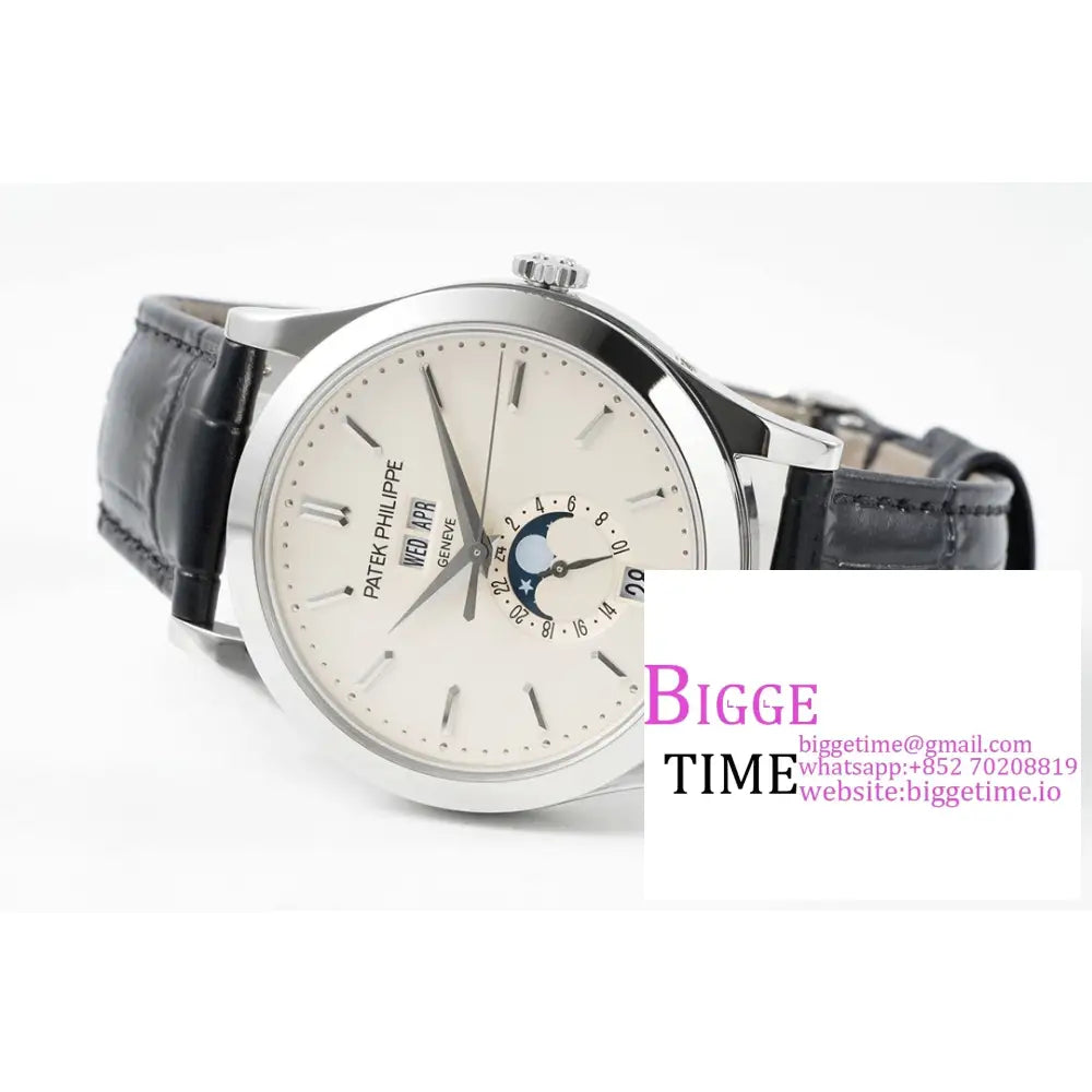 Complications Annual Calendar 38Mm 5396 White Dial Black Leather Strap Ppf A324Sc Patek Philippe