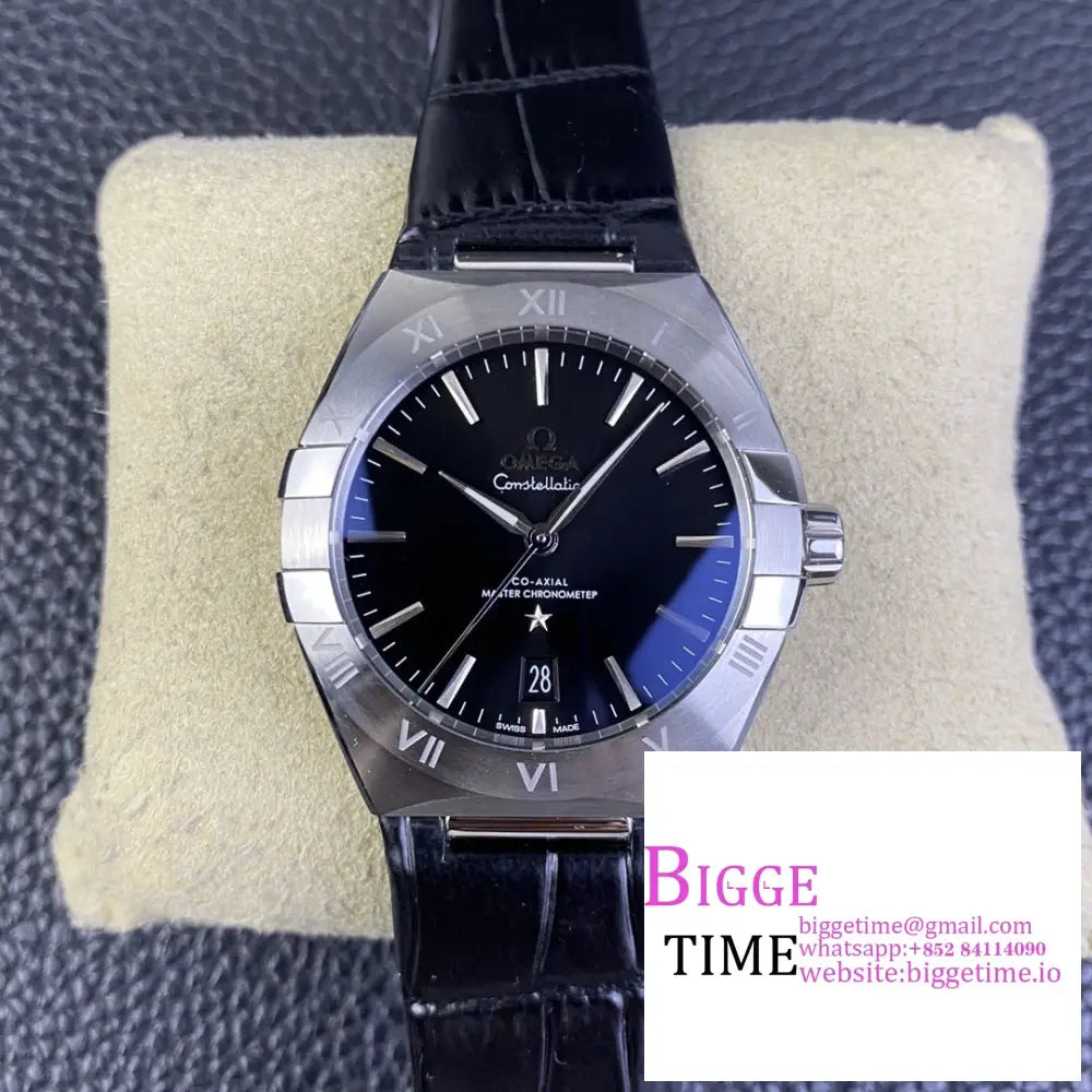 Constellation 41Mm Black Dial Rubber Strap Vsf A8900 Option1 Omega