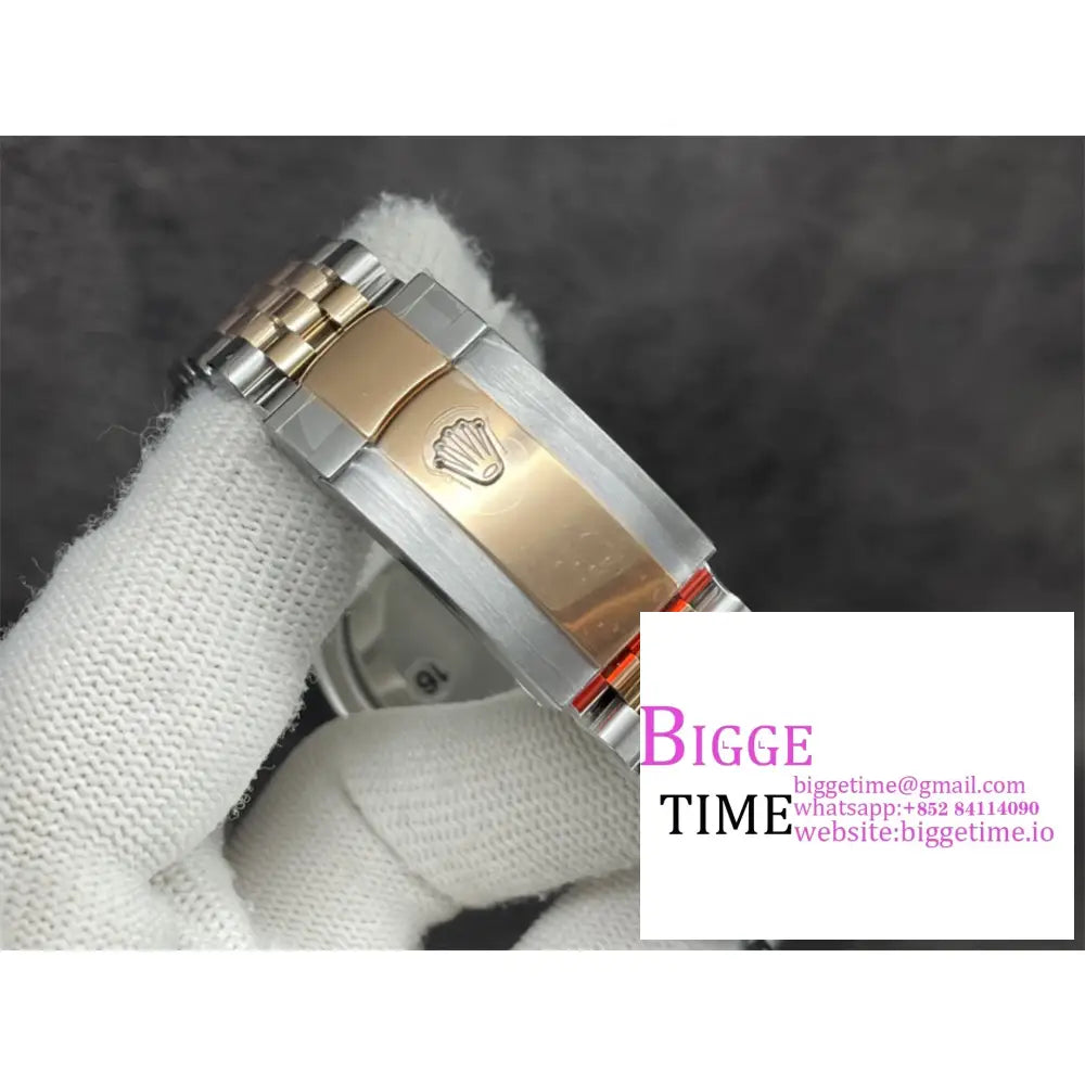 Datejust 36Mm Fluted Bezel Grey Dial Rg/Ss Jubilee Bracelet Vsf Vs3235 Rolex