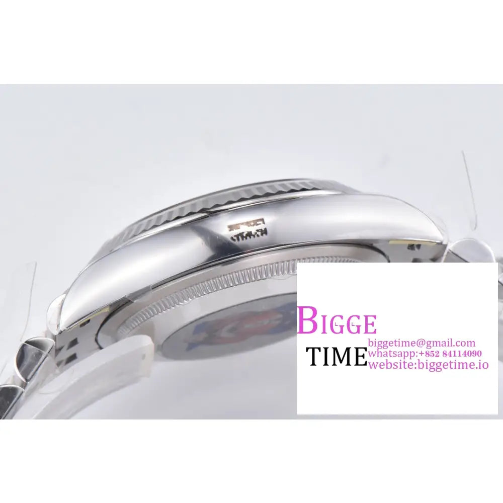 Datejust 36Mm Fluted Bezel White Dial Roma Marker Jubilee Bracelet Clean Factory Cf Vr3235 Rolex