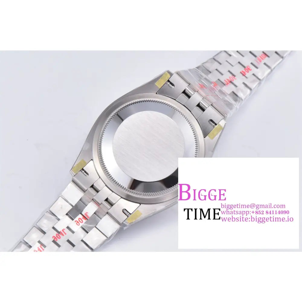Datejust 36Mm Fluted Bezel White Dial Roma Marker Jubilee Bracelet Clean Factory Cf Vr3235 Rolex