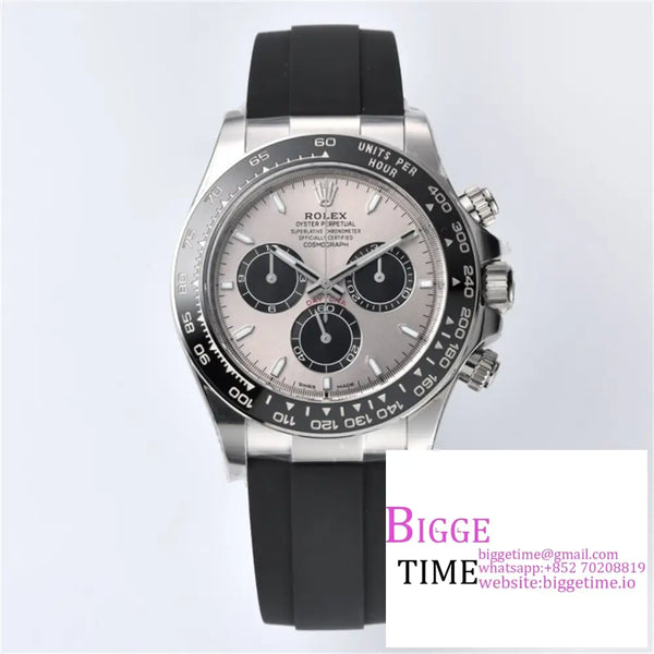 Daytona 126519 Ceramic Bezel Gray Dial Oysterflex Strap Clean Factory Cf Sa4131 Option1 Rolex