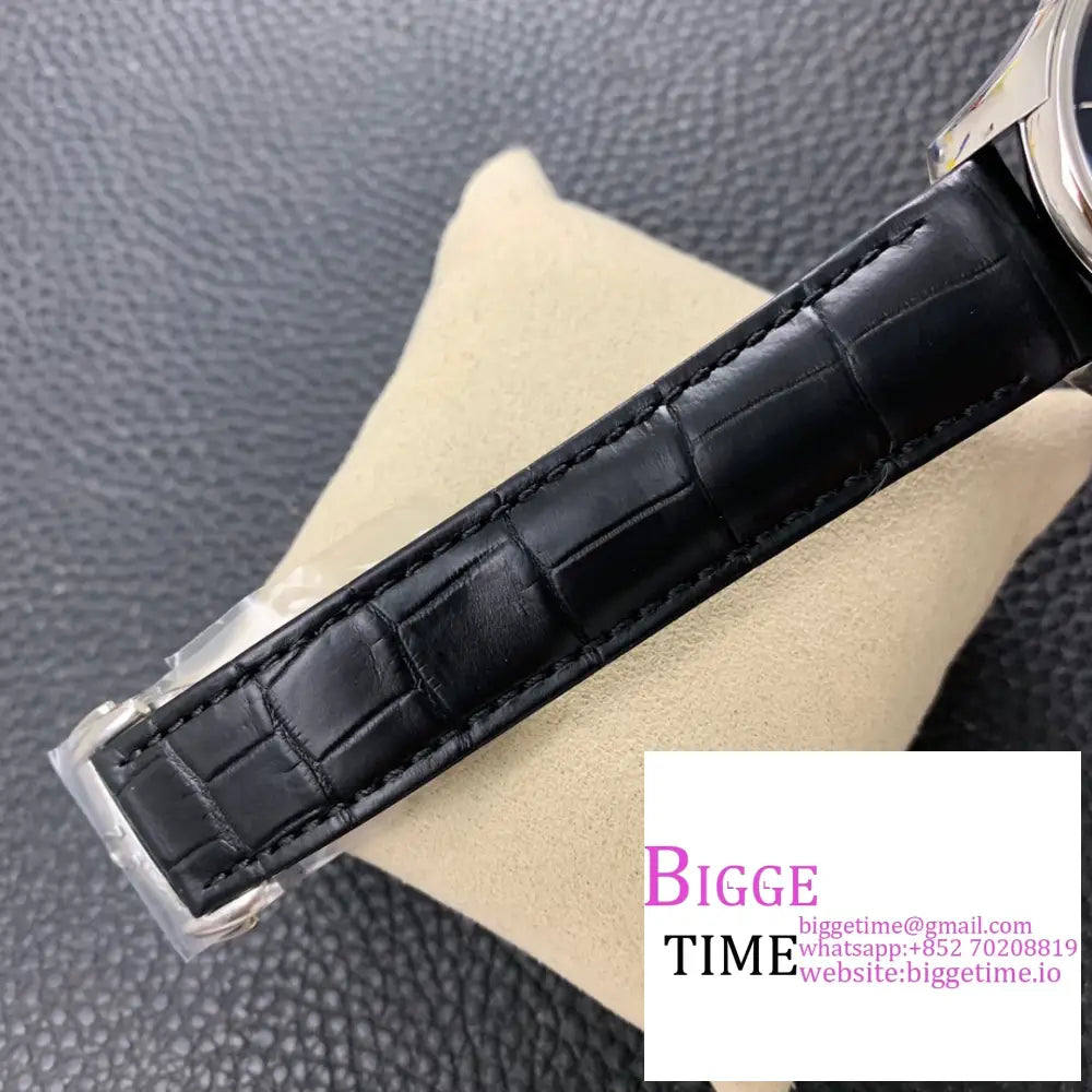 De Ville Hour Vision 41Mm Black Dial Rubber Strap Vsf A8500 Omega