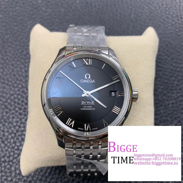 De Ville Hour Vision 41Mm Black Dial Ss Bracelet Vsf A8500 Option1 Omega