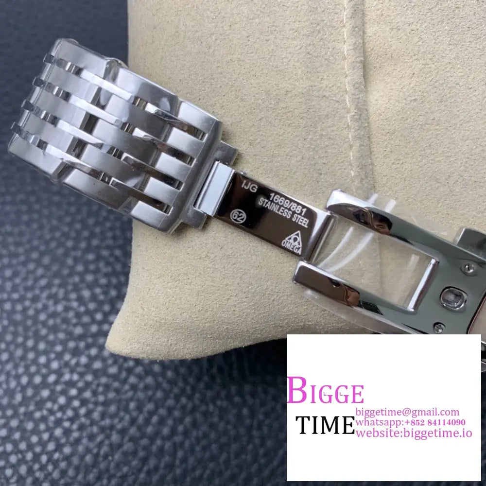 De Ville Hour Vision 41Mm White Dial Ss Bracelet Vsf A8500 Omega