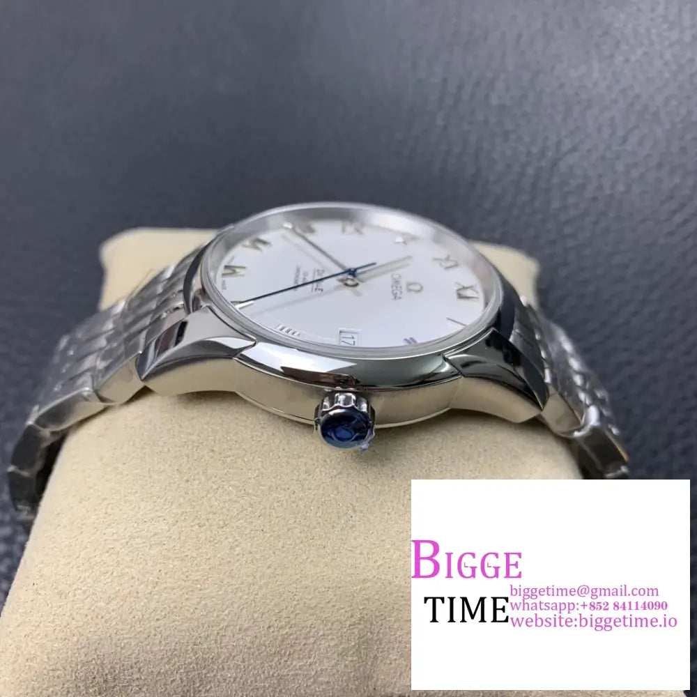 De Ville Hour Vision 41Mm White Dial Ss Bracelet Vsf A8500 Omega