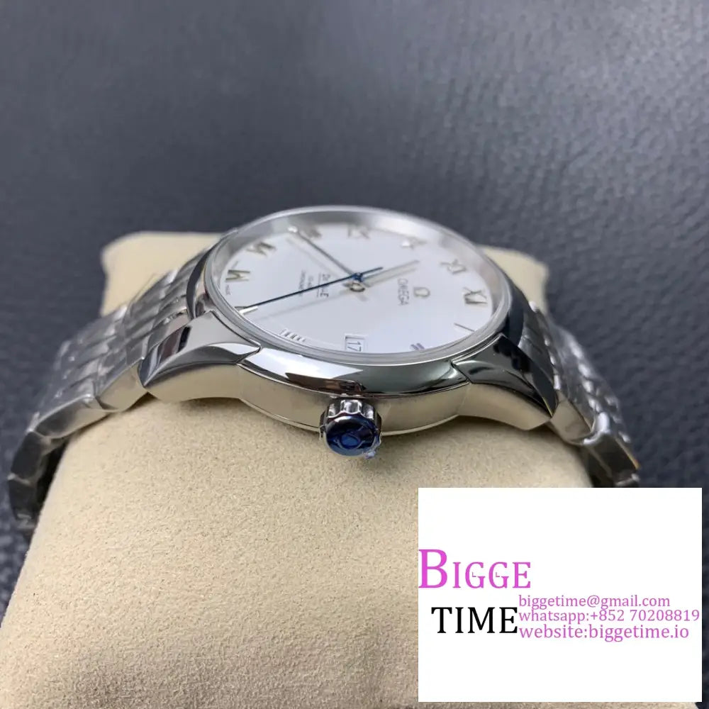 De Ville Hour Vision 41Mm White Dial Ss Bracelet Vsf A8500 Omega