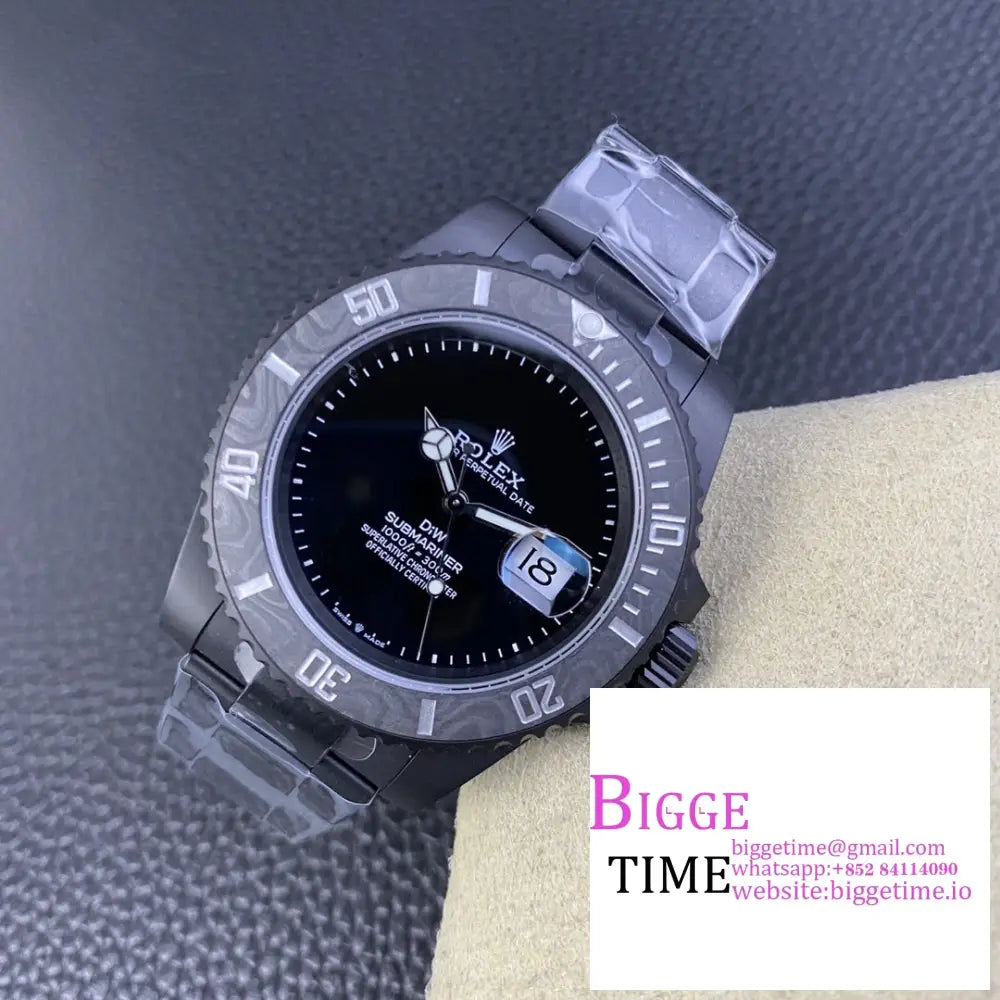 Diw Submariner 40Mm Black Dial Ss Bracelet Vsf Vs3135 Rolex