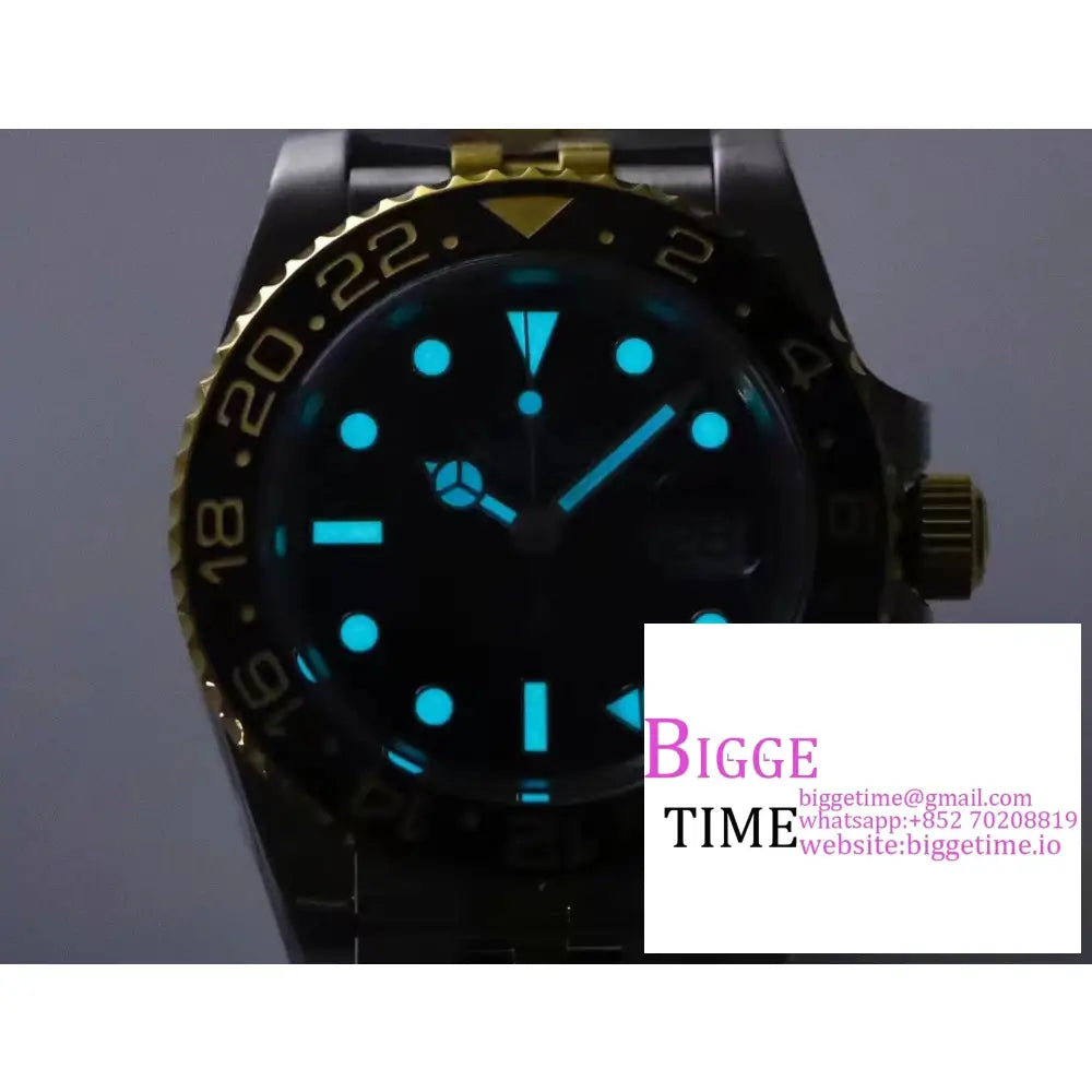 Gmt-Master Ii 116713 Ln 904L Black Ceramic Bezel Yg/Ss Jubilee Bracelet Clean Factory Cf Vr3186