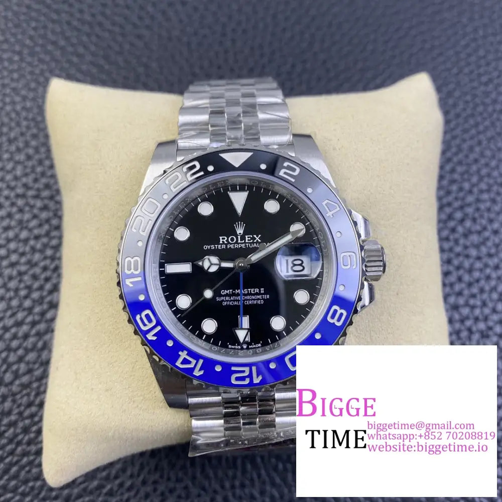 Gmt-Master Ii 126710 Blnr 904L Black/Blue Ceramic Bezel Jubilee Bracelet Clean Factory Cf Dd3285