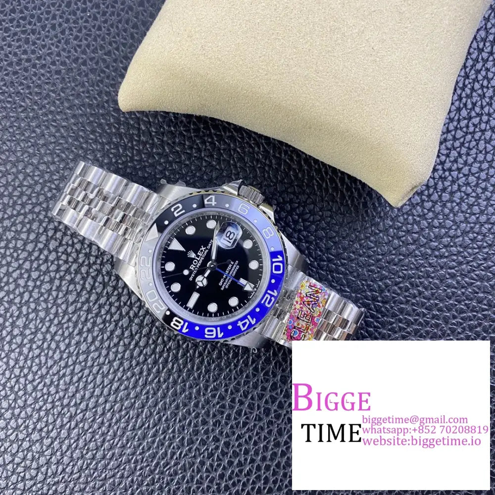 Gmt-Master Ii 126710 Blnr 904L Black/Blue Ceramic Bezel Jubilee Bracelet Clean Factory Cf Dd3285