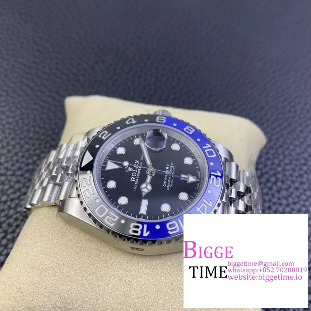 Gmt-Master Ii 126710 Blnr 904L Black/Blue Ceramic Bezel Jubilee Bracelet Clean Factory Cf Dd3285