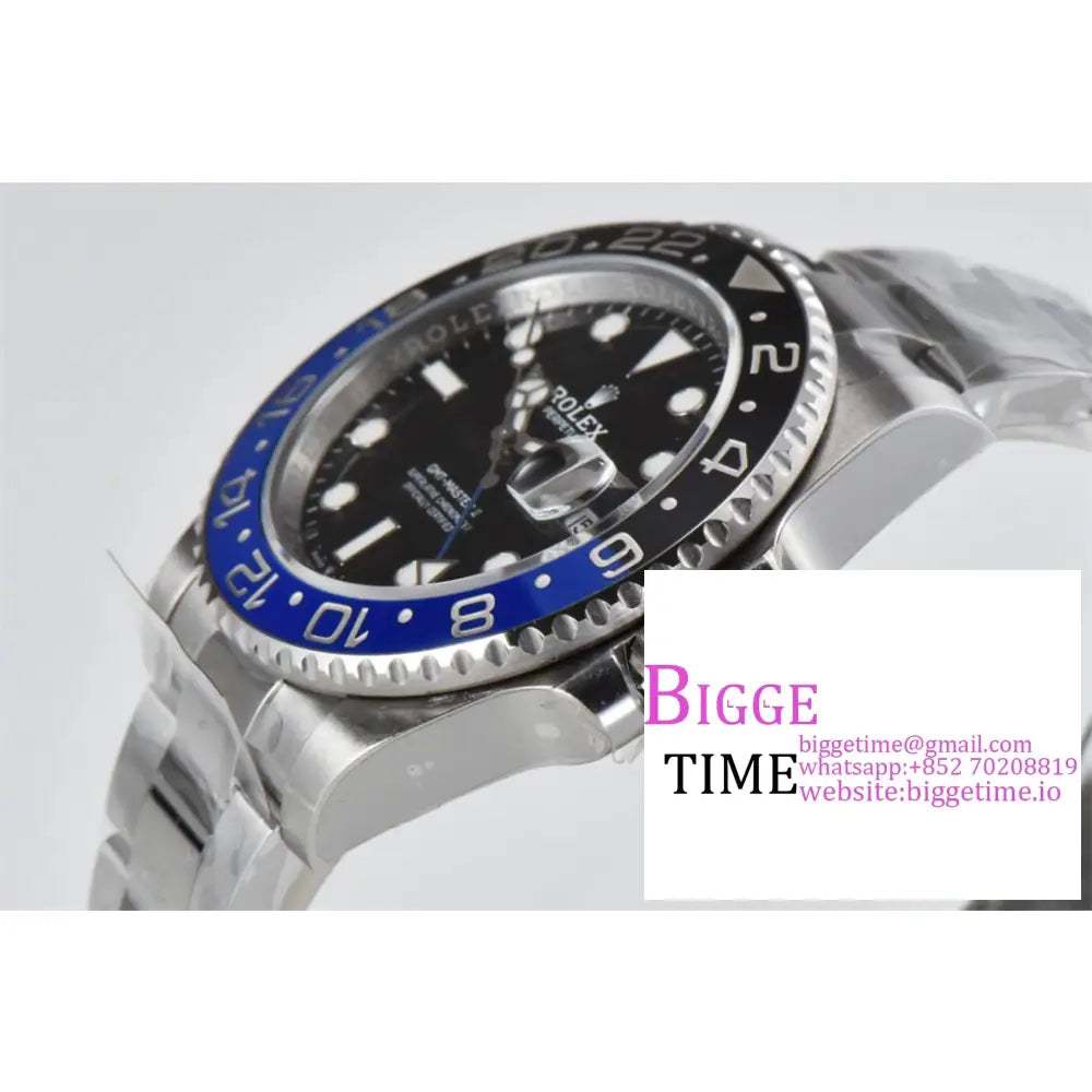 Gmt-Master Ii 126710 Blnr 904L Black/Blue Ceramic Bezel Oyster Bracelet Clean Factory Cf Dd3285