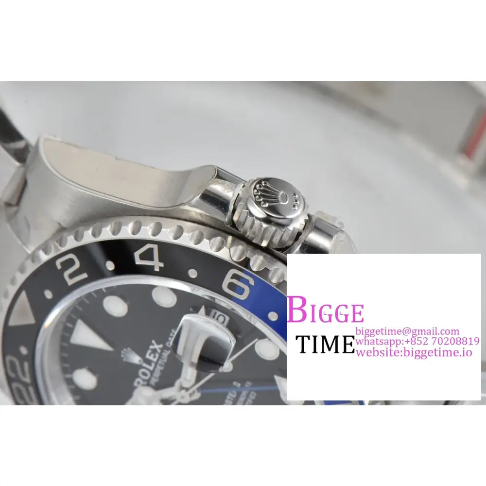 Gmt-Master Ii 126710 Blnr 904L Black/Blue Ceramic Bezel Oyster Bracelet Clean Factory Cf Dd3285