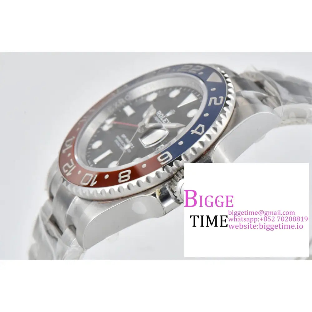 Gmt-Master Ii 126710 Blro 904L Blue/Red Ceramic Bezel Oyster Bracelet Clean Factory Cf V3 Dd3285