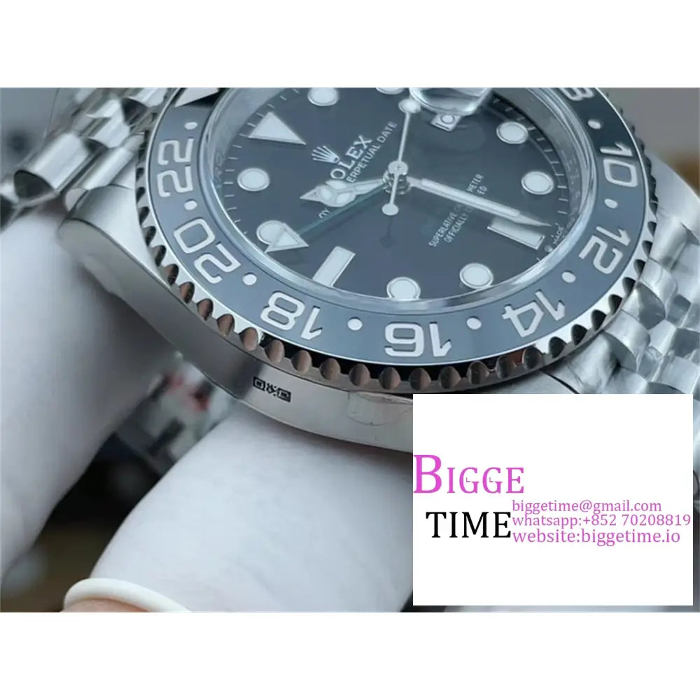 Gmt-Master Ii 126710 Grnr 904L Black/Grey Ceramic Bezel Jubilee Bracelet Arf Sh3285 Rolex