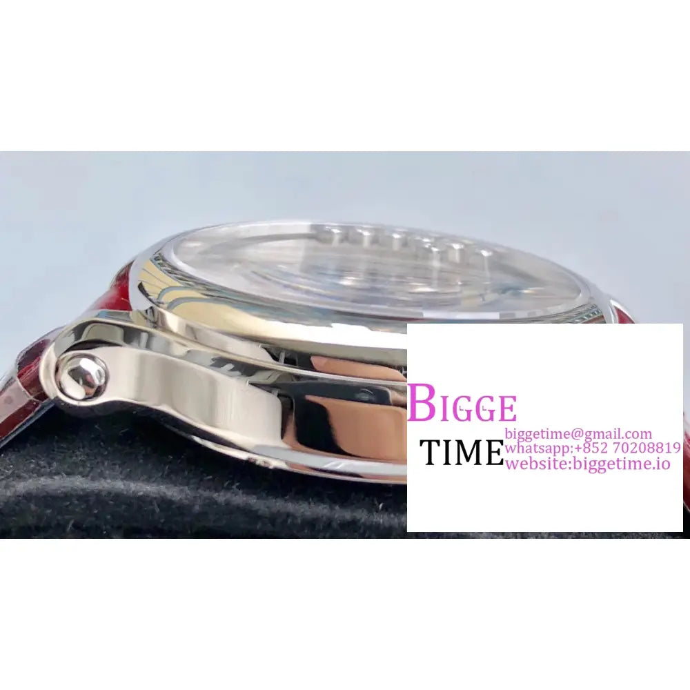 Happy Sport 30Mm White Dial Red Leather Strap Nrf A2892 Chopard