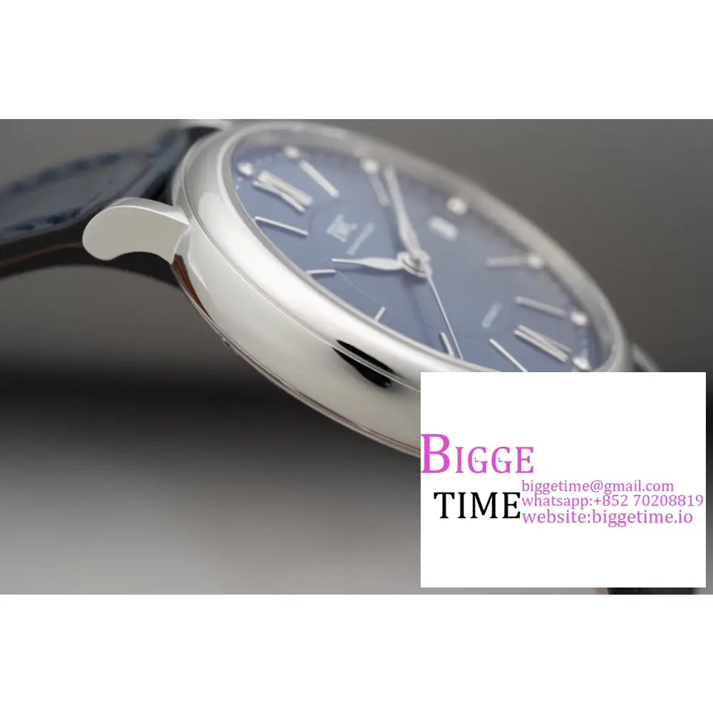 Iwc Portofino 37Mm Ladies Blue Dial Leather Strap V7F A2892 Iwc