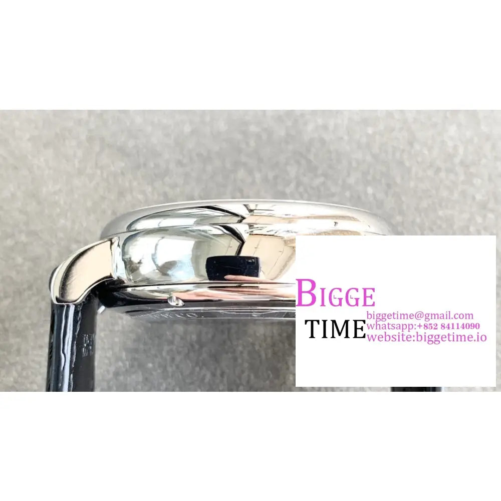 Iwc Portofino Chrono 42Mm Iw391019 Blue Dial Black Leather Strap Twf A7750 Iwc