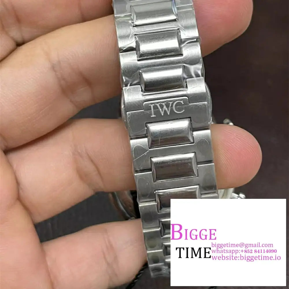 Iwc Portugieser Chrono 41Mm Iw371617 White Dial Ss Bracelet Zf A7750 Iwc