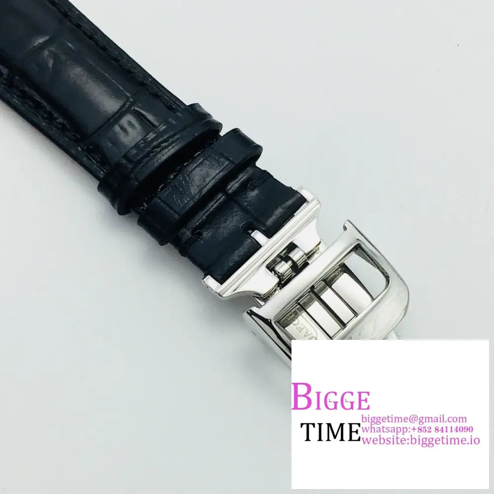 Master Uitra Tourbiiion 42Mm White Dial Black Leather Strap R8F Tourb Jaeger Lecoultre