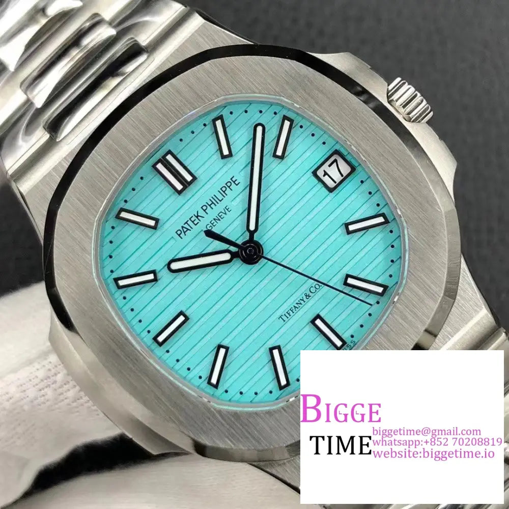 Nautilus 5711 40Mm Tiffany Blue Dial Ss Bracelet 3Kf A324Sc Patek Philippe