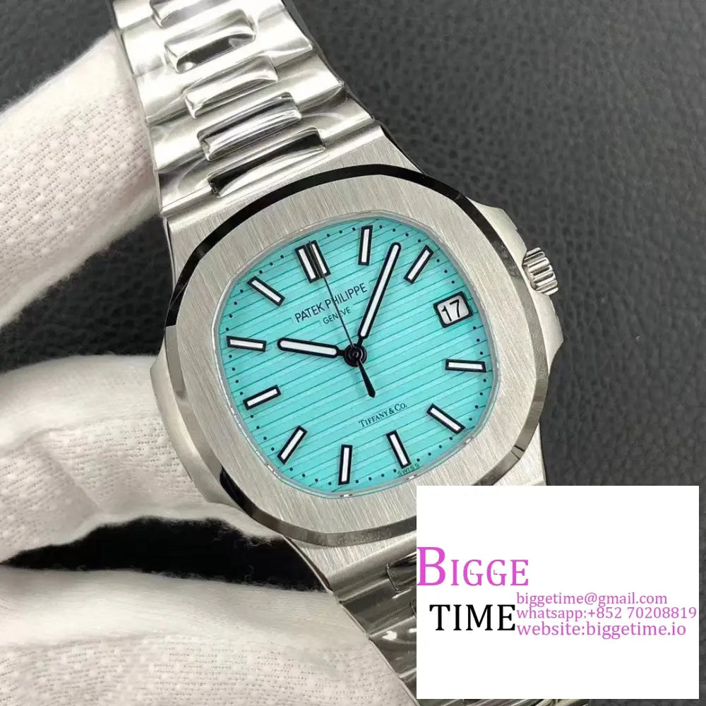 Nautilus 5711 40Mm Tiffany Blue Dial Ss Bracelet 3Kf A324Sc Patek Philippe