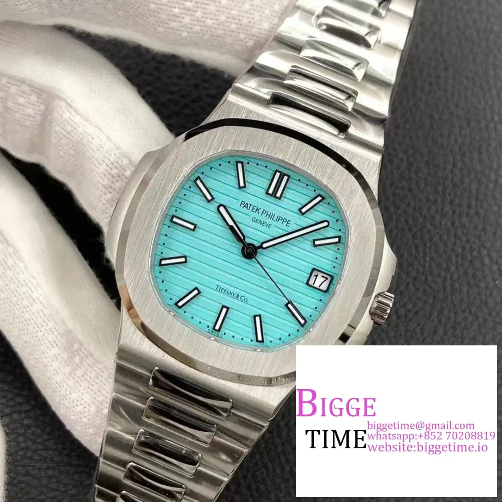 Nautilus 5711 40Mm Tiffany Blue Dial Ss Bracelet 3Kf A324Sc Patek Philippe