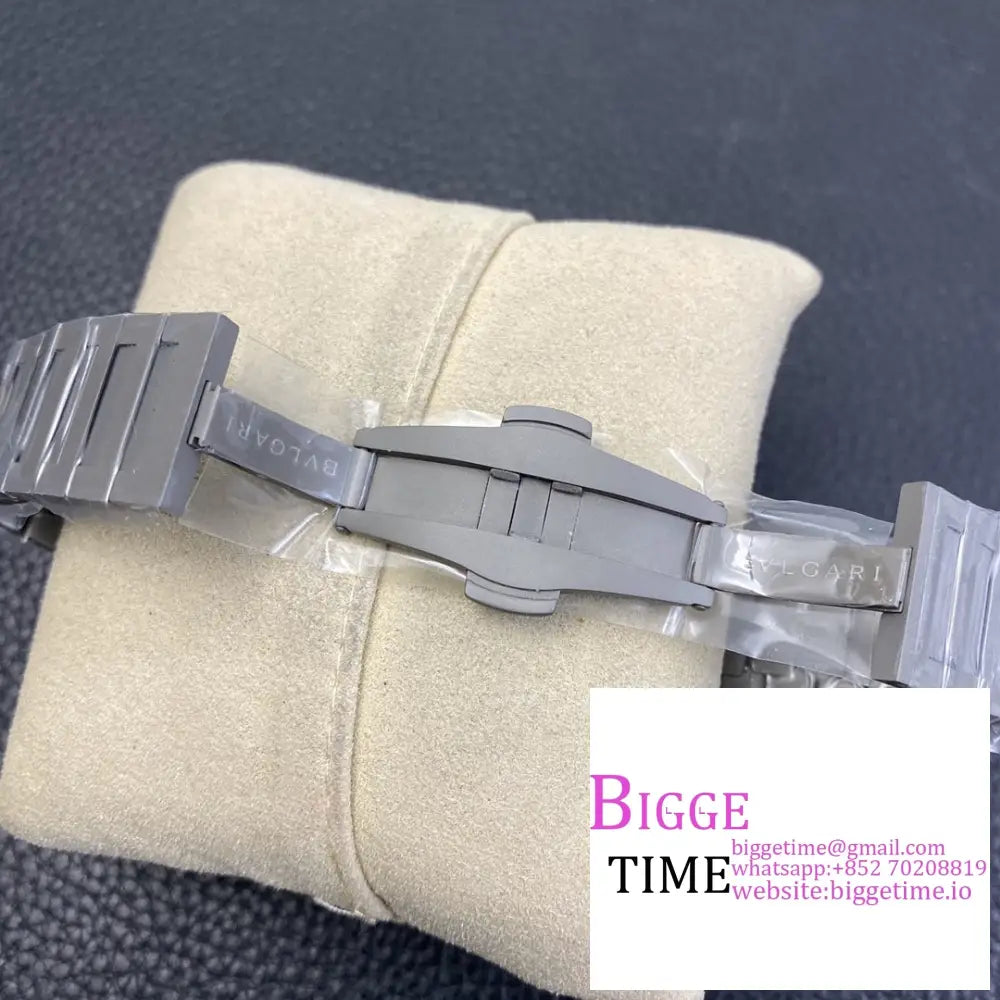 Octo Finissimo 40Mm Grey Dial Bracelet Bvf My9015 Bvlgari