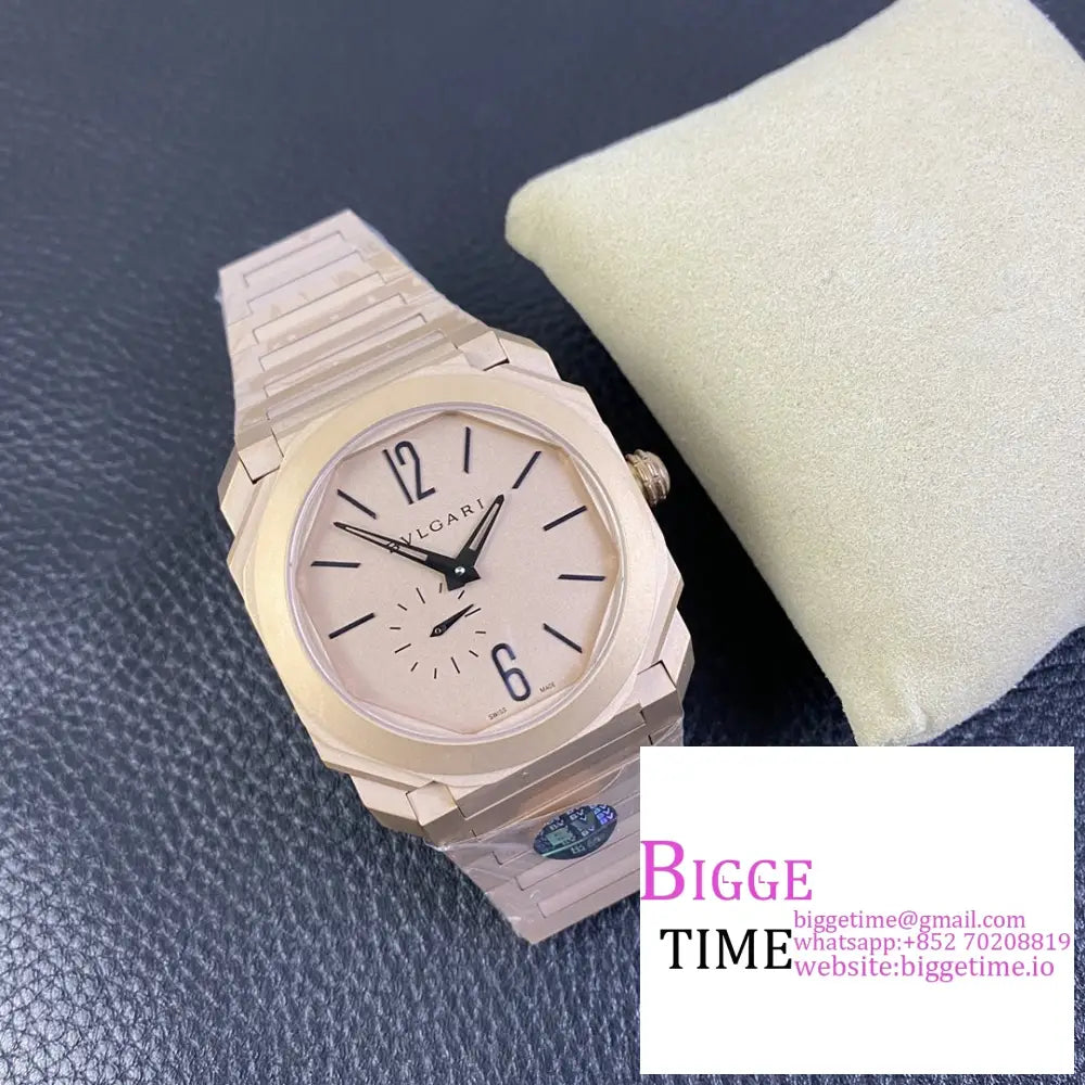 Octo Finissimo 40Mm Rg Dial Bracelet Bvf My9015 Bvlgari