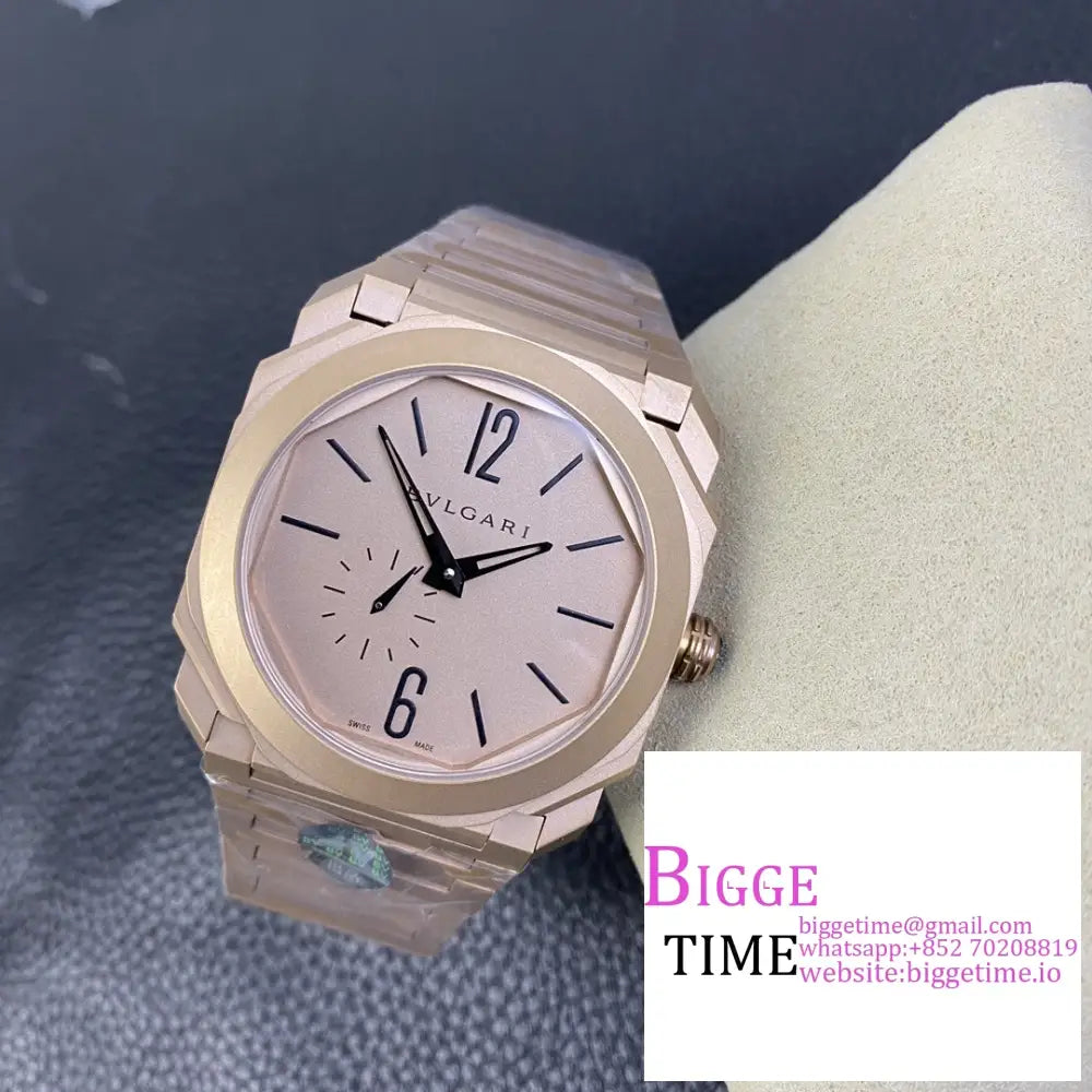 Octo Finissimo 40Mm Rg Dial Bracelet Bvf My9015 Bvlgari