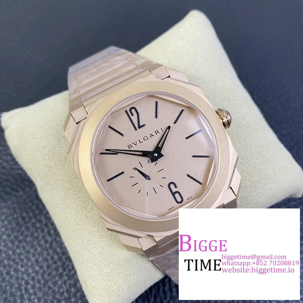 Octo Finissimo 40Mm Rg Dial Bracelet Bvf My9015 Bvlgari