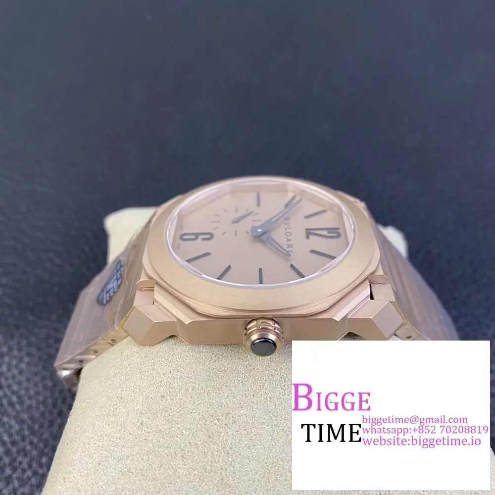 Octo Finissimo 40Mm Rg Dial Bracelet Bvf My9015 Bvlgari