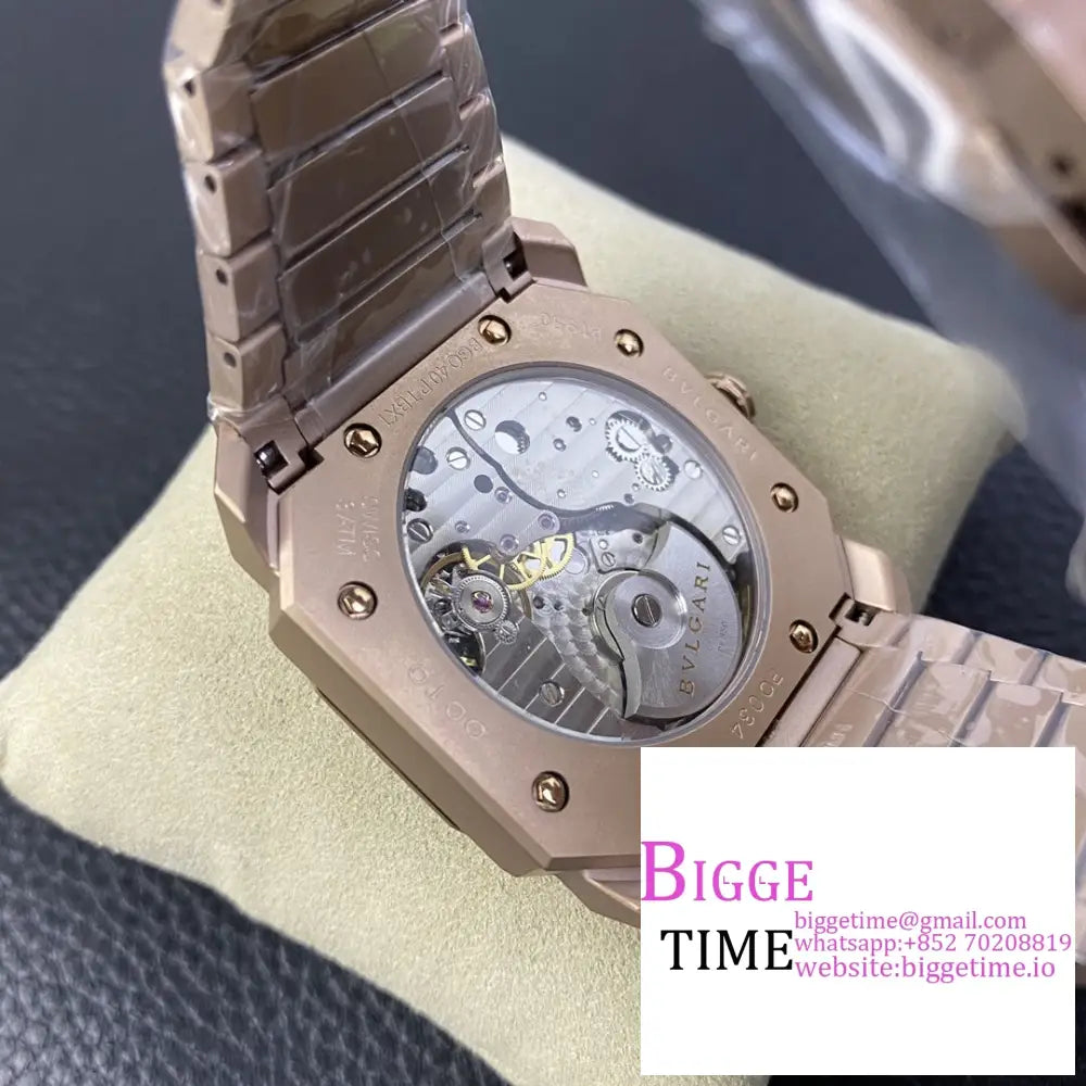 Octo Finissimo 40Mm Rg Dial Bracelet Bvf My9015 Bvlgari