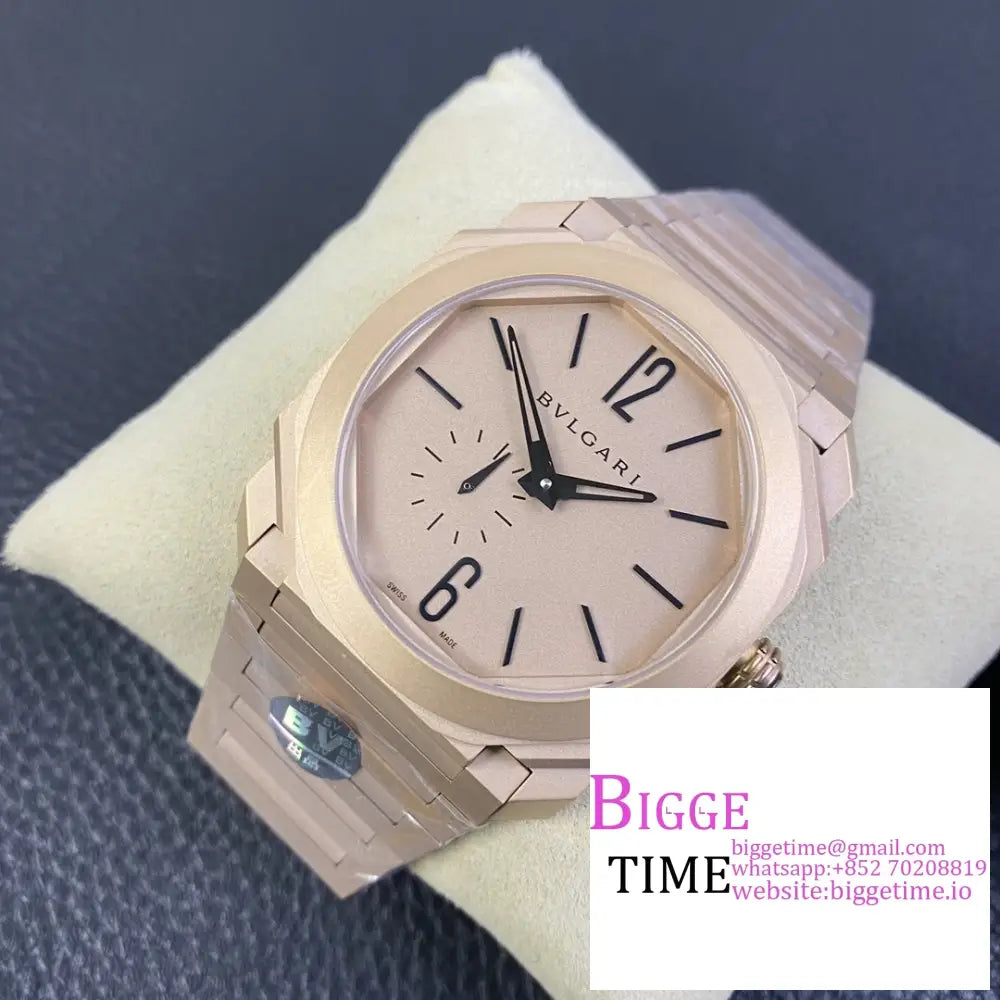 Octo Finissimo 40Mm Rg Dial Bracelet Bvf My9015 Bvlgari