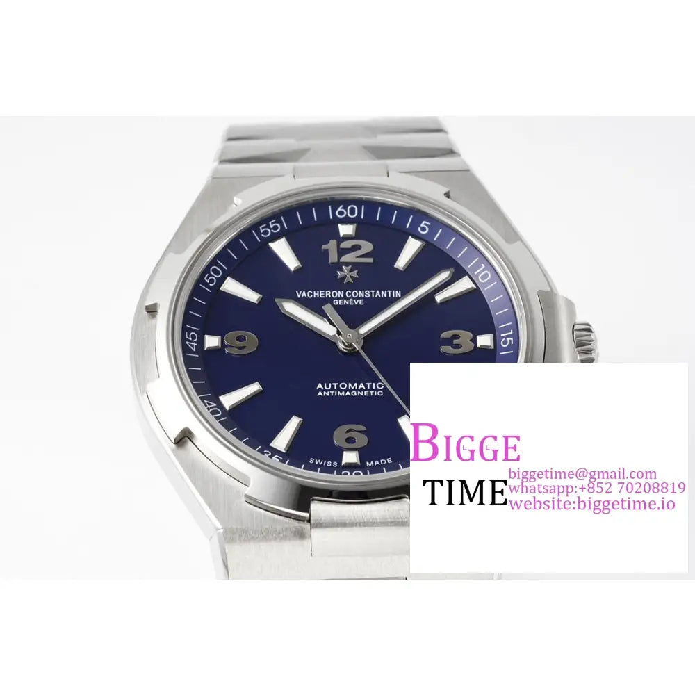 Overseas 42Mm 47040 Blue Dial Ss Bracelet Ppf A1226Sc Vacheron Constantin