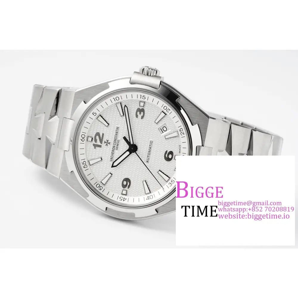 Overseas 42Mm 47040 White Dial Ss Bracelet Ppf A1226Sc Vacheron Constantin