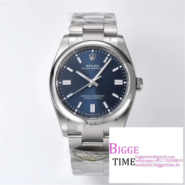 Oyster Perpetual 36Mm 126000 Blue Dial Bracelet Clean Factory Cf Vr3230 Option1 Rolex