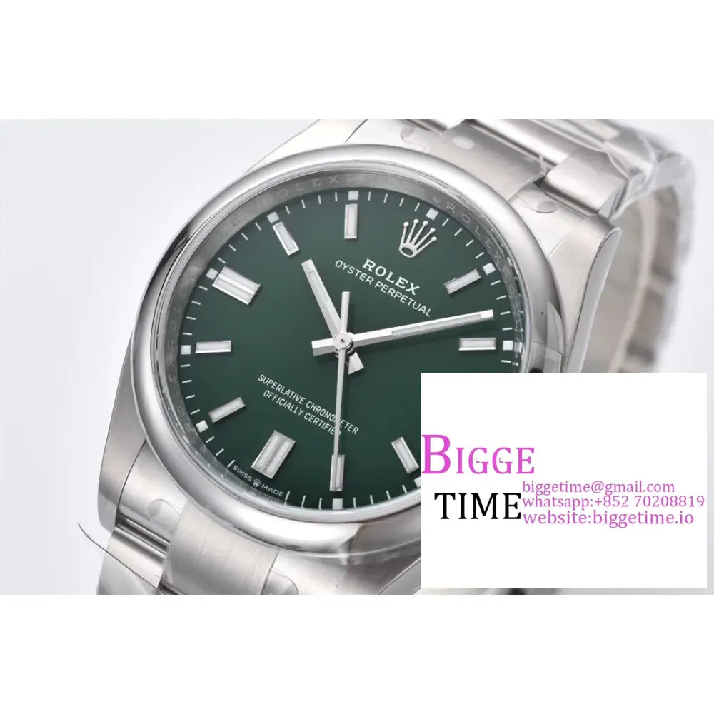 Oyster Perpetual 36Mm 126000 Green Dial Bracelet Clean Factory Cf Vr3230 Rolex