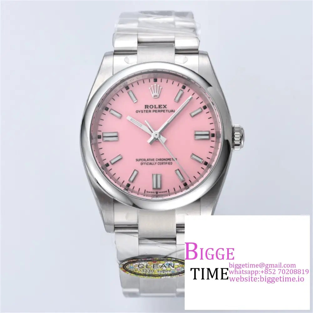 Oyster Perpetual 36Mm 126000 Pink Dial Bracelet Clean Factory Cf Vr3230 Option1 Rolex