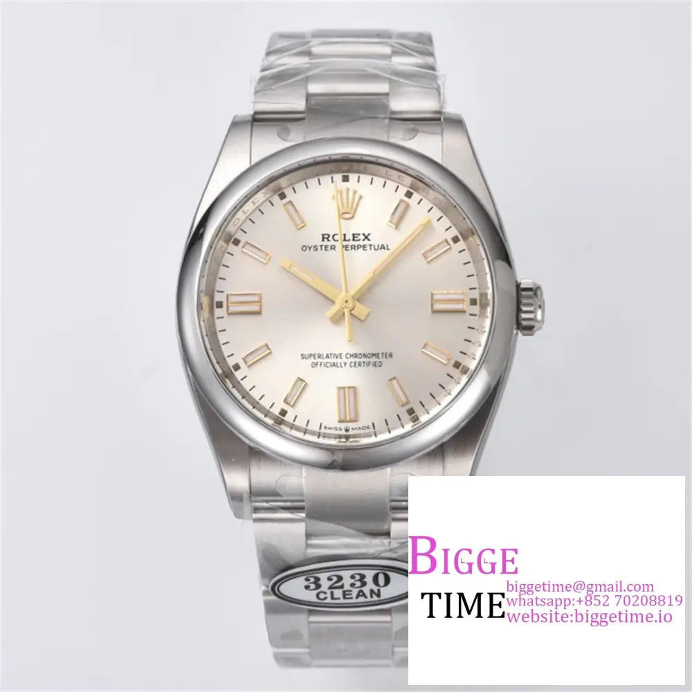 Oyster Perpetual 36Mm 126000 Silver Dial Bracelet Clean Factory Cf Vr3230 Option1 Rolex