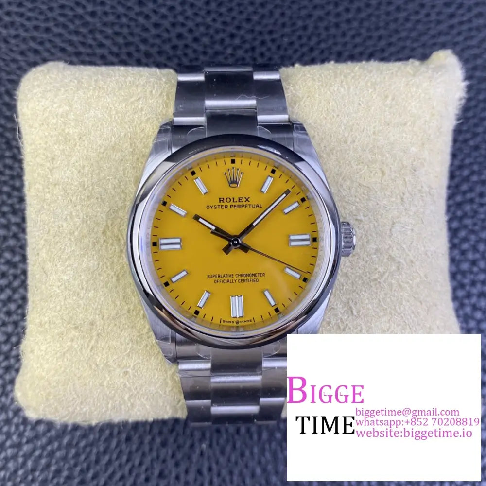 Oyster Perpetual 36Mm 126000 Yellow Dial Bracelet Vsf Vs3230 Option1 Rolex