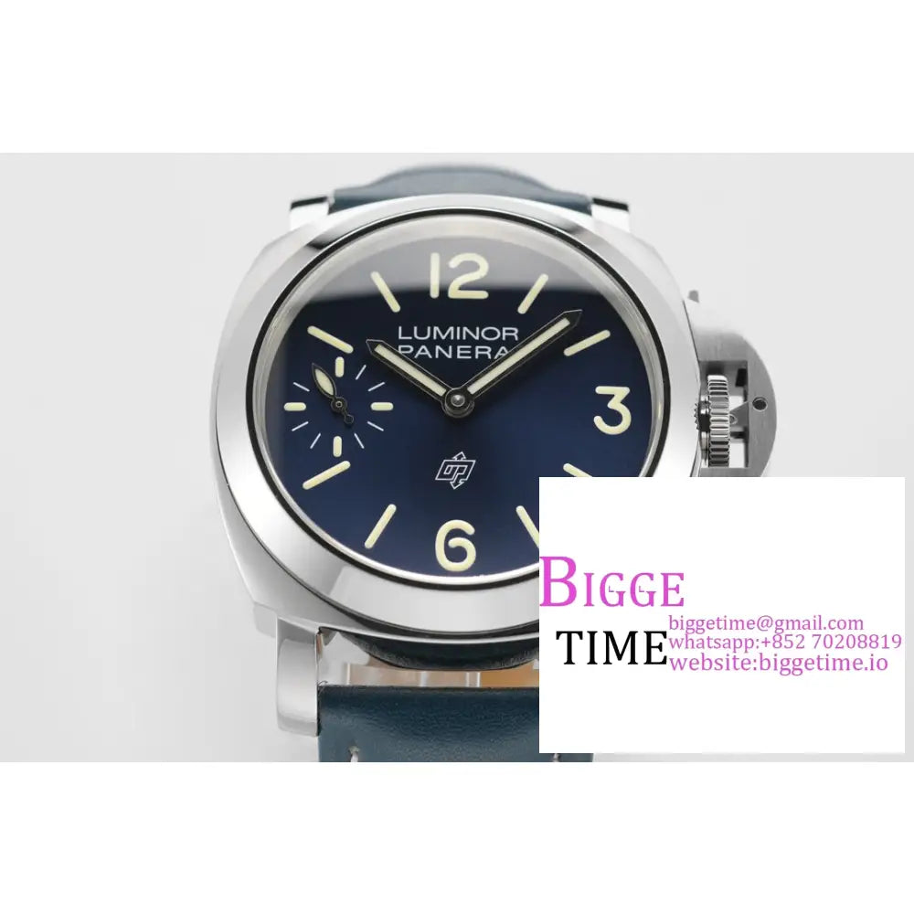 Pam1085 44Mm Luminor Blue Dial Leather Strap Hwf 6497 Panerai