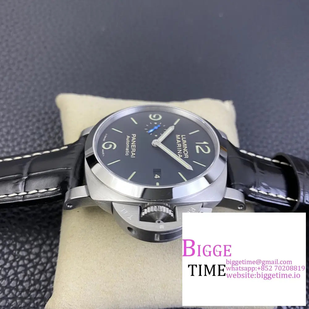 Pam1312 44Mm Luminor Black Dial Leather Strap Vsf P9000 Panerai