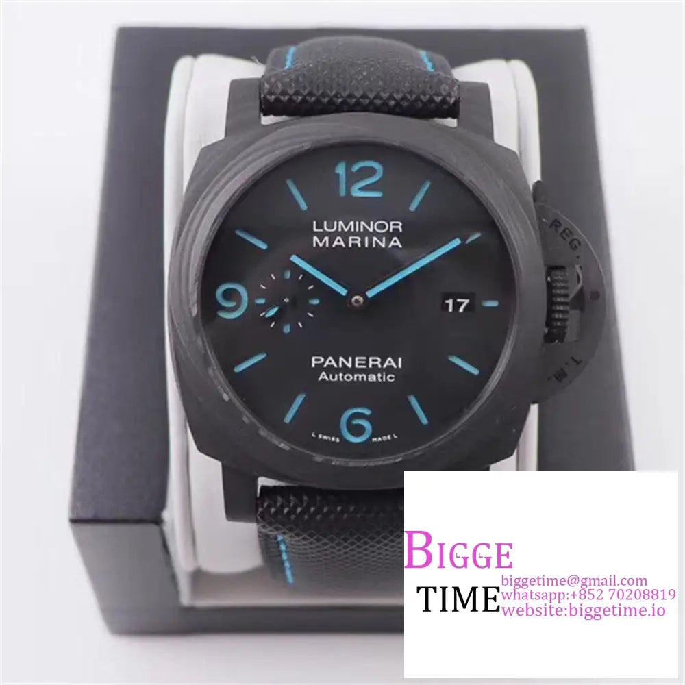 Pam1661 44Mm Luminor Titanium Black Dial Nylon Strap Vsf P9001 Option1 Panerai