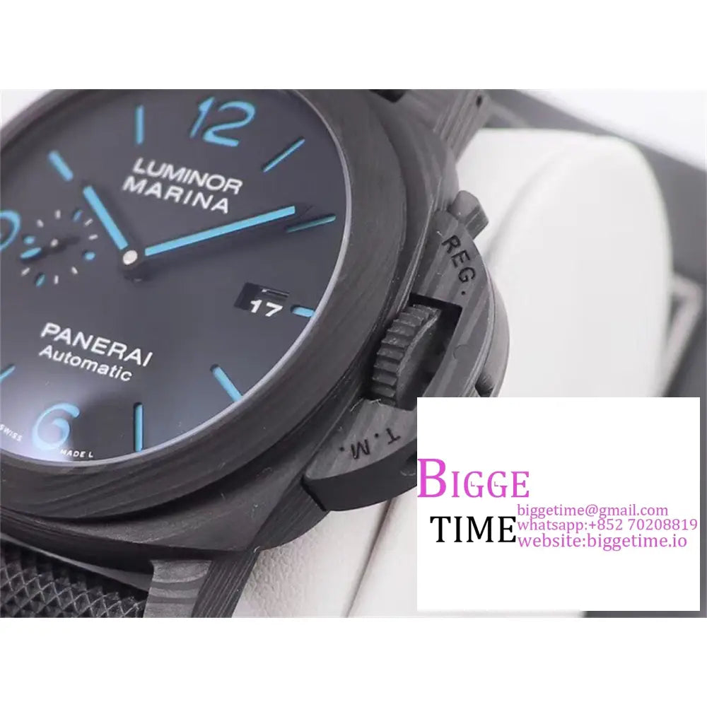 Pam1661 44Mm Luminor Titanium Black Dial Nylon Strap Vsf P9001 Panerai