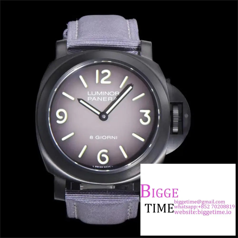 Pam2121 44Mm Luminor Titanium Gradient Grey Dial Nylon Strap Hwf 6497 Option1 Panerai