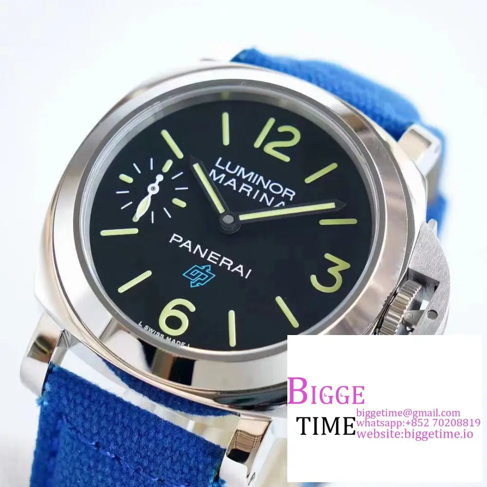 Pam774 44Mm Luminor Black Dial Nylon Strap Hwf 6497 Panerai