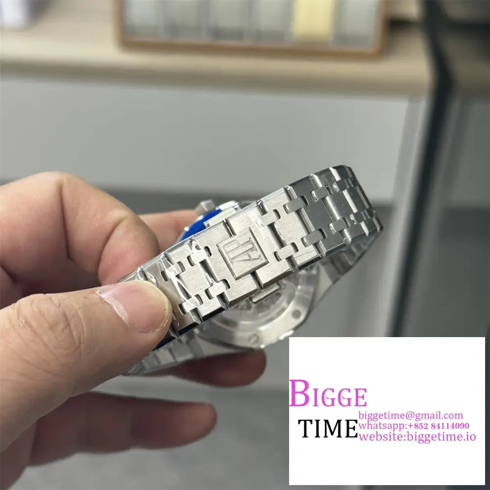 Ap Royal Oak 50Th Anniversary 41Mm 15510 White Dial Ss Bracelet Apsf Sa4302 Audemars Piguet